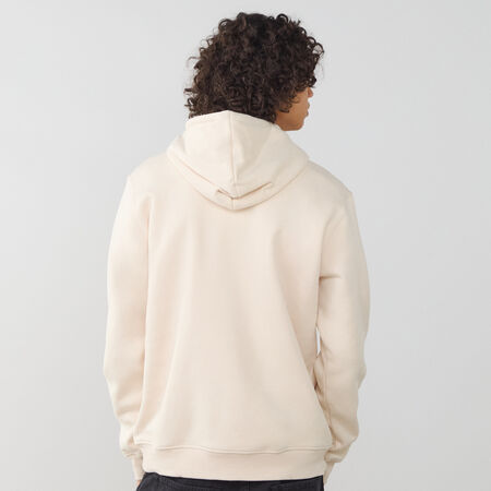 ADIDAS ORIGINALS HOODIE ESSENTIAL TREFOIL BEIGE/BLANC HOMME