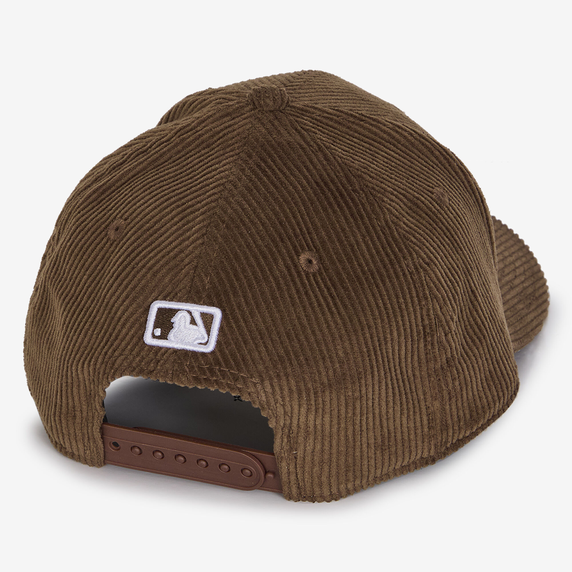 9forty Ny Mcrown Cord  Marron/blanc