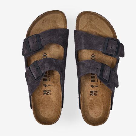 BIRKENSTOCK arizona ARIZONA SUEDE VELVET GREY GRIS FEMME