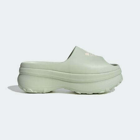 ADIDAS ORIGINALS Adifom Stan Slides Linen Green / Wonder White / Wonder White WOMEN