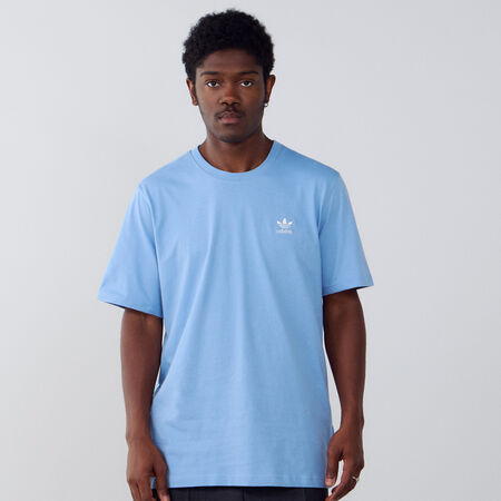 ADIDAS ORIGINALS TEE SHIRT ESSENTIAL BLUE/WHITE MEN