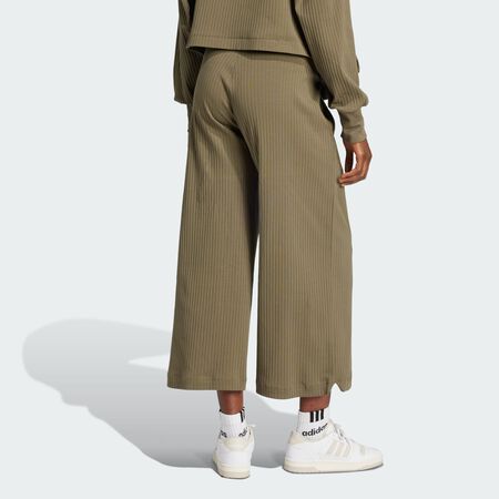 ADIDAS SPORTSWEAR Pantalon 7/8 taille haute côtelé (Maternité) Olive Strata FEMME