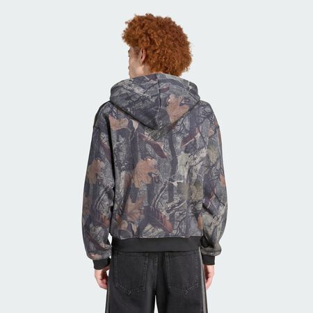 ADIDAS ORIGINALS Camo Hooded Full-Zip Black MEN