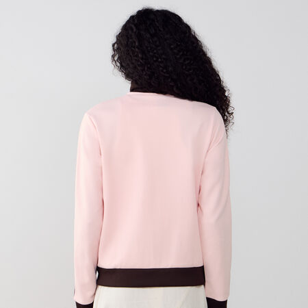 ADIDAS ORIGINALS JACKET FZ CLASSIC ROSE/MARRON FEMME