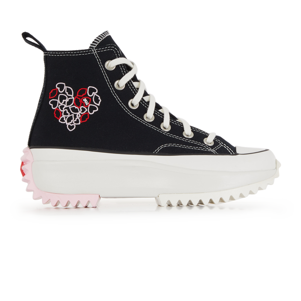 CONVERSE RUN STAR HIKE CRAFTED WITH LOVE BLACK/RED - SNEAKERS WOMEN ...