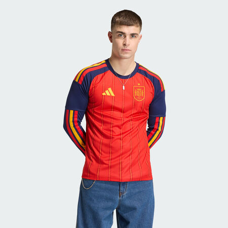 ADIDAS PERFORMANCE Maillot domicile à manches longues Espagne 26 Vivid Red HOMME