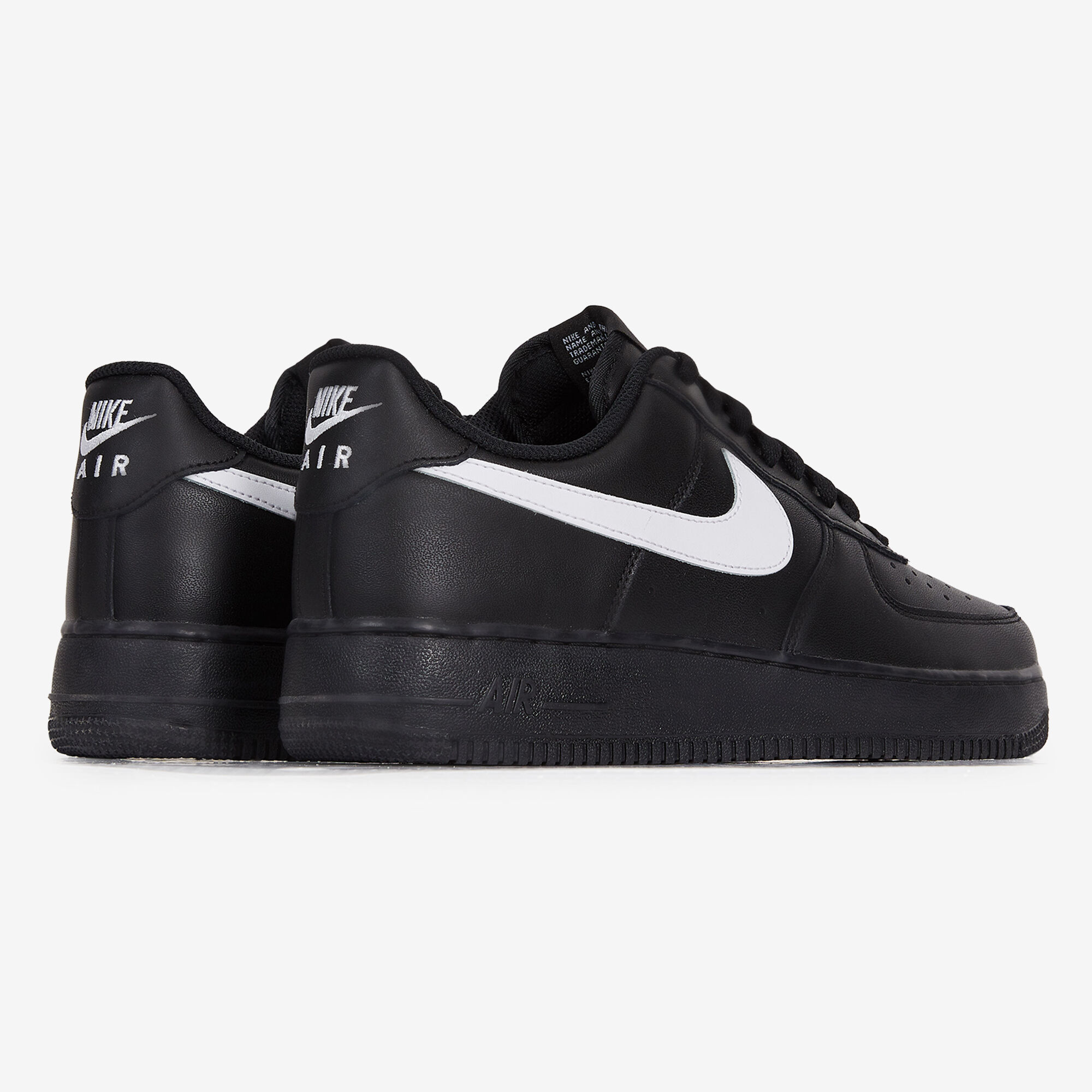Nike air force 1 black logo outlet