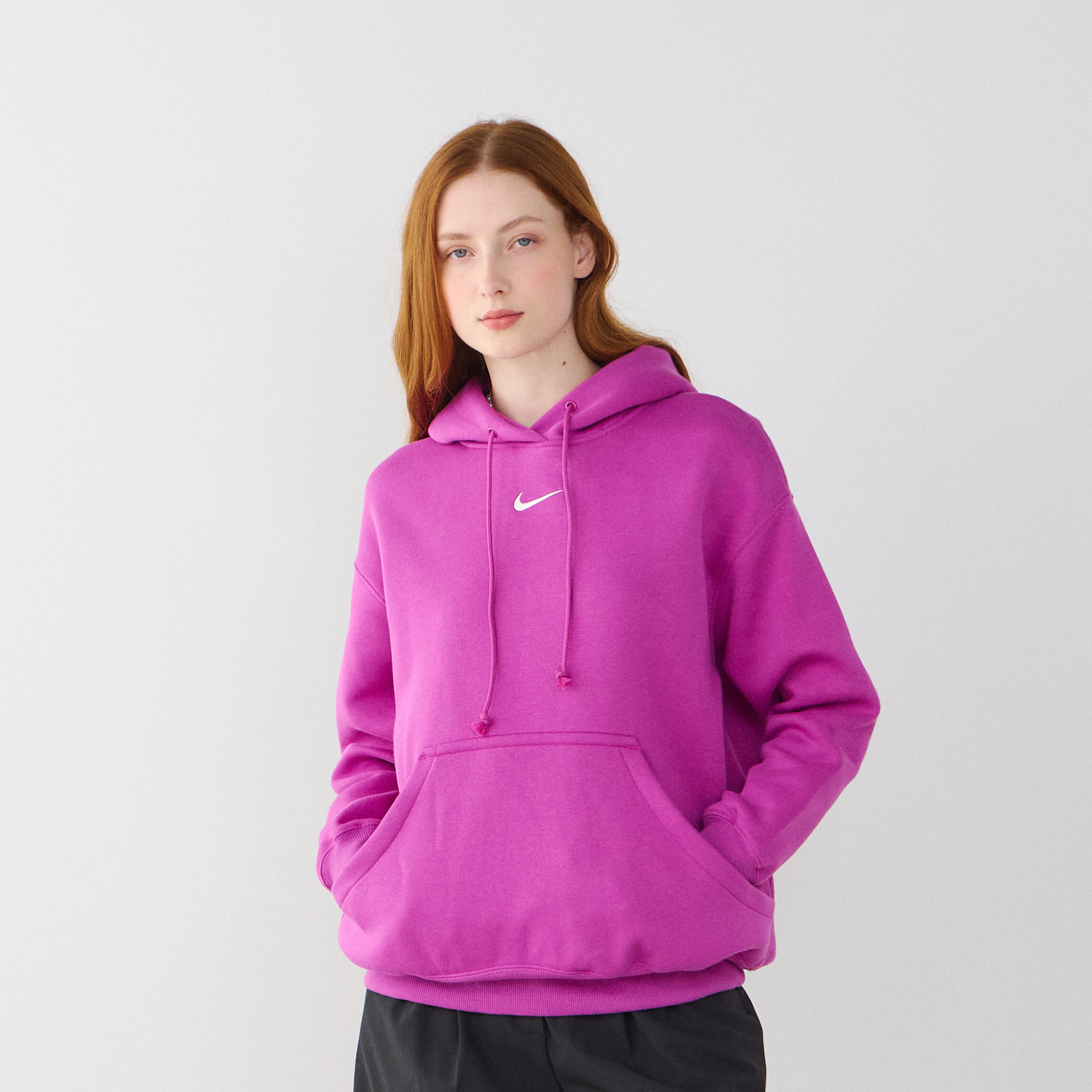White and purple nike hoodie store