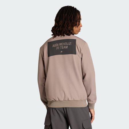 ADIDAS PERFORMANCE VESTE DE SURV&Ecirc;TEMENT AUDI REVOLUT F1 TEAM ELEVATED Simple Brown / Hi-Res Red HOMME