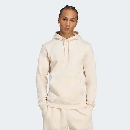 ADIDAS ORIGINALS HOODIE ESSENTIAL TREFOIL BEIGE/BLANC HOMME