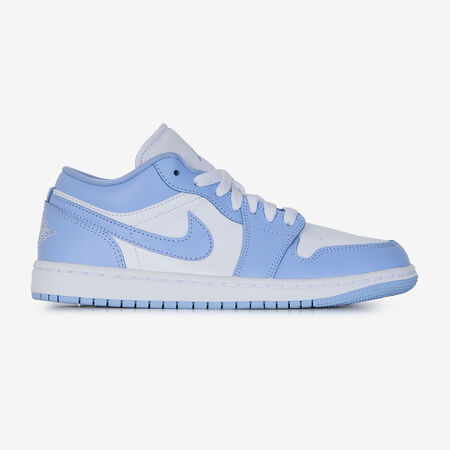 JORDAN AIR JORDAN 1 LOW BLANC/BLEU FEMME
