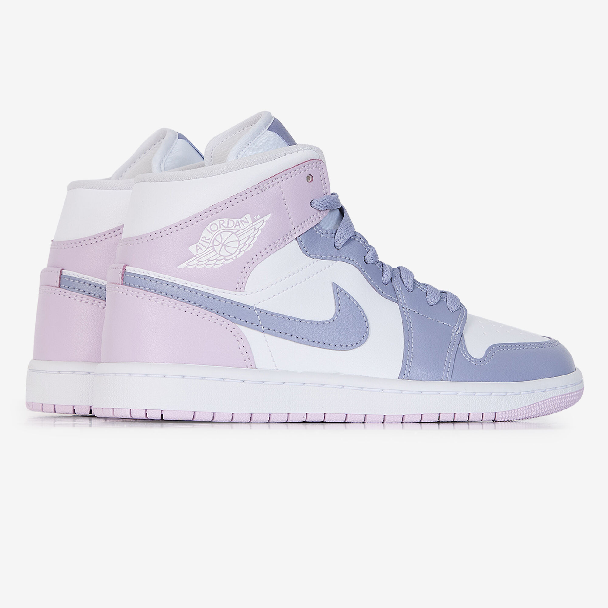Air Jordan 1 Mid  Blanc/violet