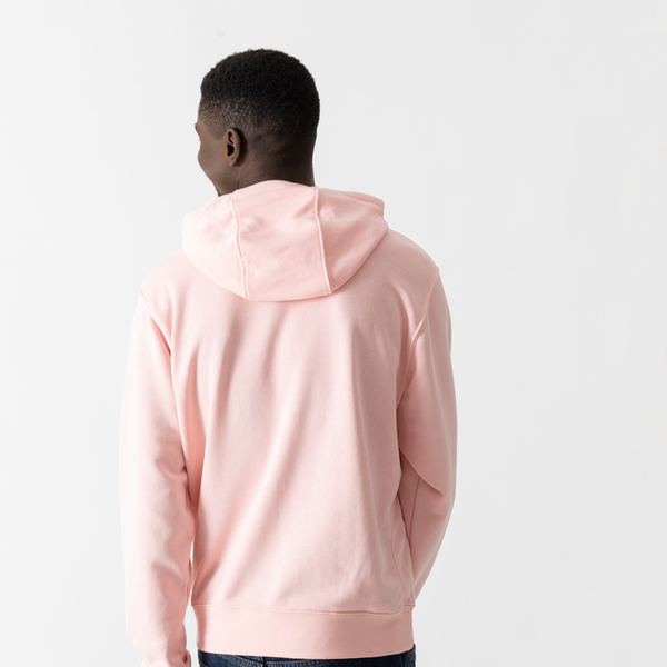 Male top pink hoodie