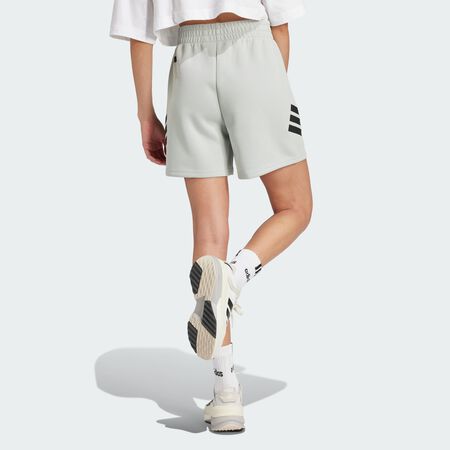 ADIDAS SPORTSWEAR Future Icons 3-Stripes Shorts Wonder Silver WOMEN