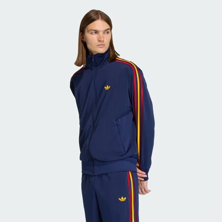 ADIDAS ORIGINALS FIREBIRD TRACK TOP Dark Blue / Crew Yellow / Team Power Red 2 MEN