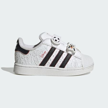 ADIDAS ORIGINALS CHAUSSURE ADIDAS DISNEY SUPERSTAR II COMFORT CLOSURE Cloud White / Core Black / Red B&Eacute;B&Eacute;