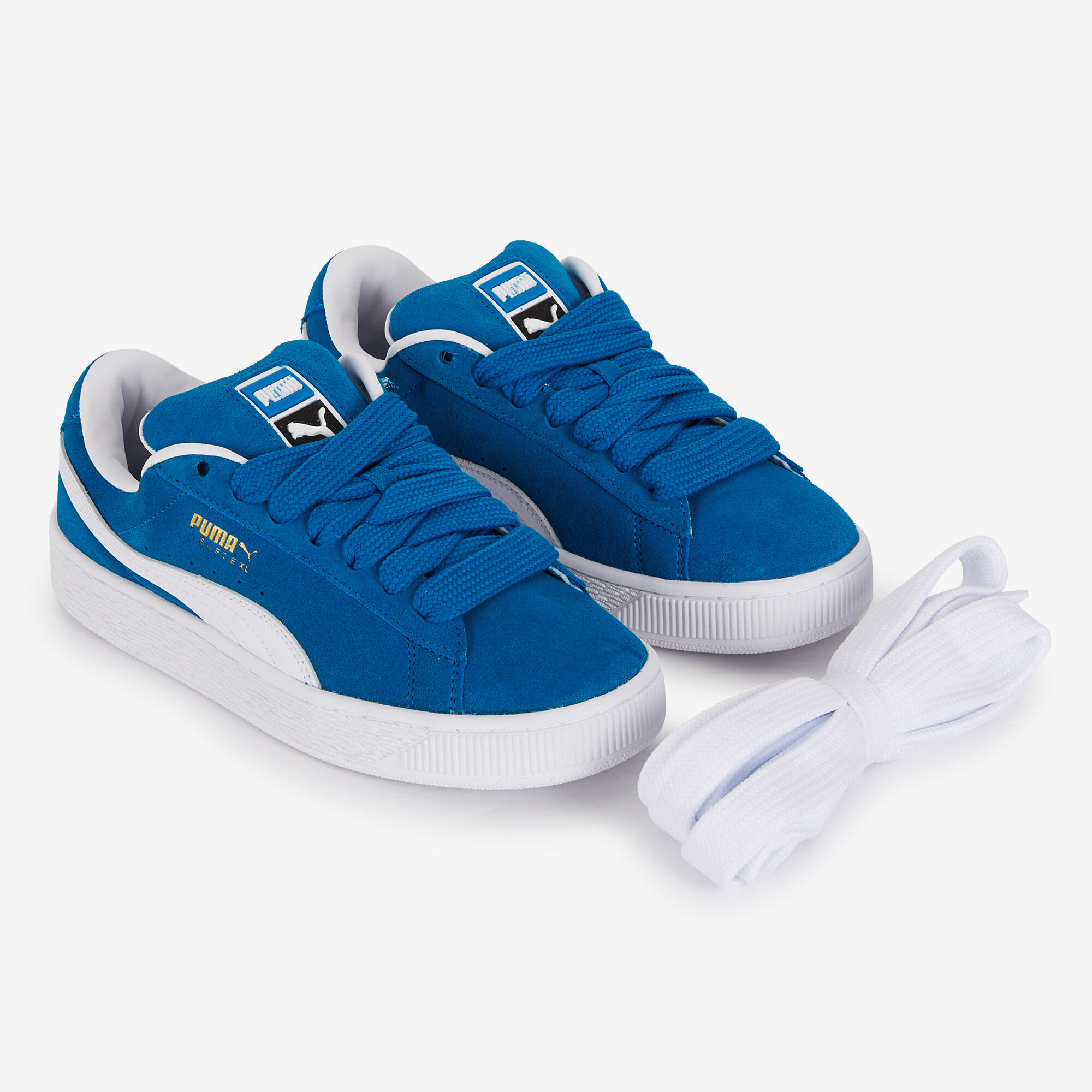Puma suede toute bleu sales