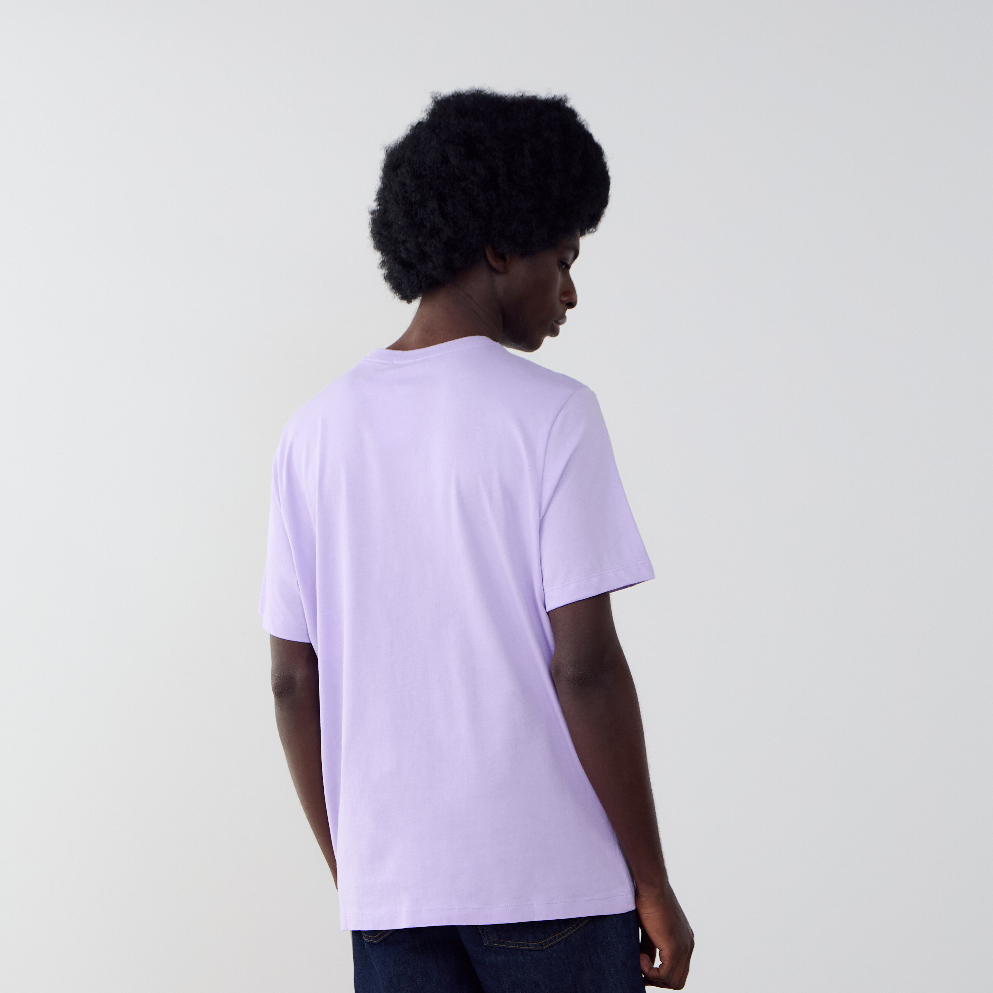 Tee Shirt Club  Violet/blanc