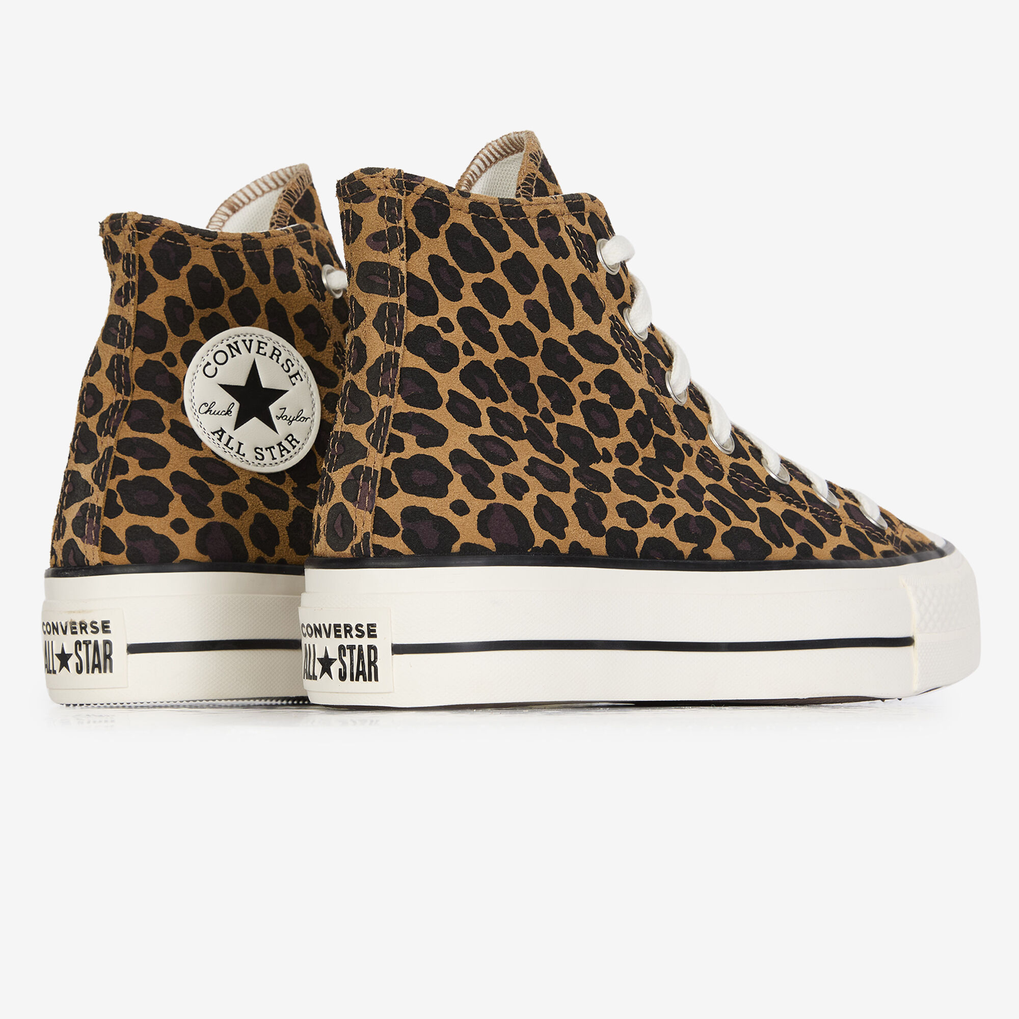 Chuck Taylor All Star Lift Platform Leopard Suede - vue 4