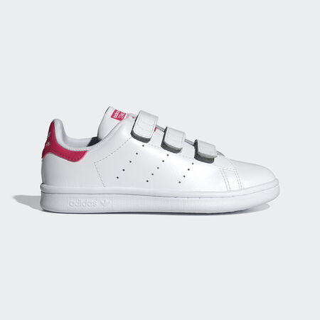 ADIDAS ORIGINALS Stan Smith Comfort Closure Shoes Kids Cloud White / Cloud White / Bold Pink BABIES
