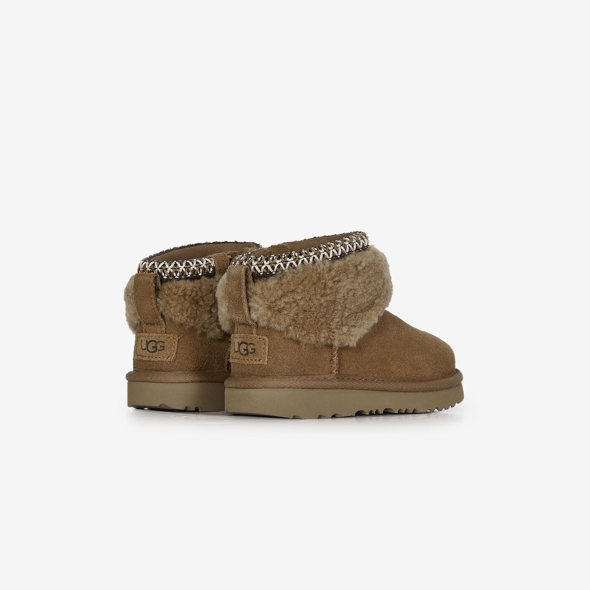 Bottines et boots UGG T Classic Ultra Mini Maxi Curly pour Enfant - vue 5