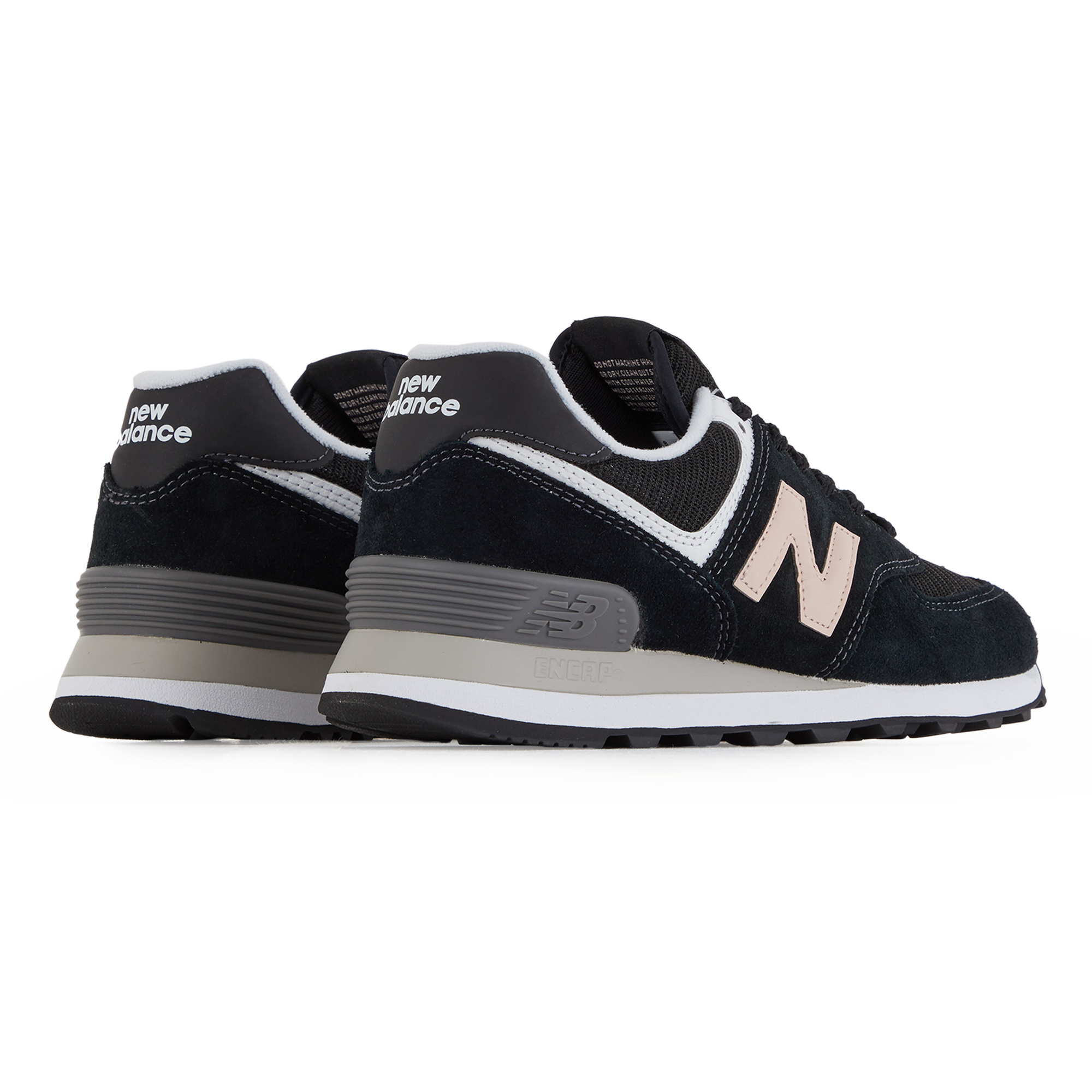 new balance 574 black and pink
