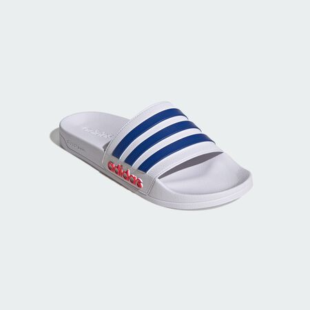 ADIDAS SPORTSWEAR Adilette Shower Slides Cloud White / Royal Blue / Pure Ruby UNISEX
