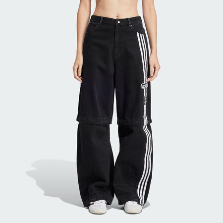 ADIDAS ORIGINALS PANT ADIBREAK DENIM BLACK/WHITE WOMEN