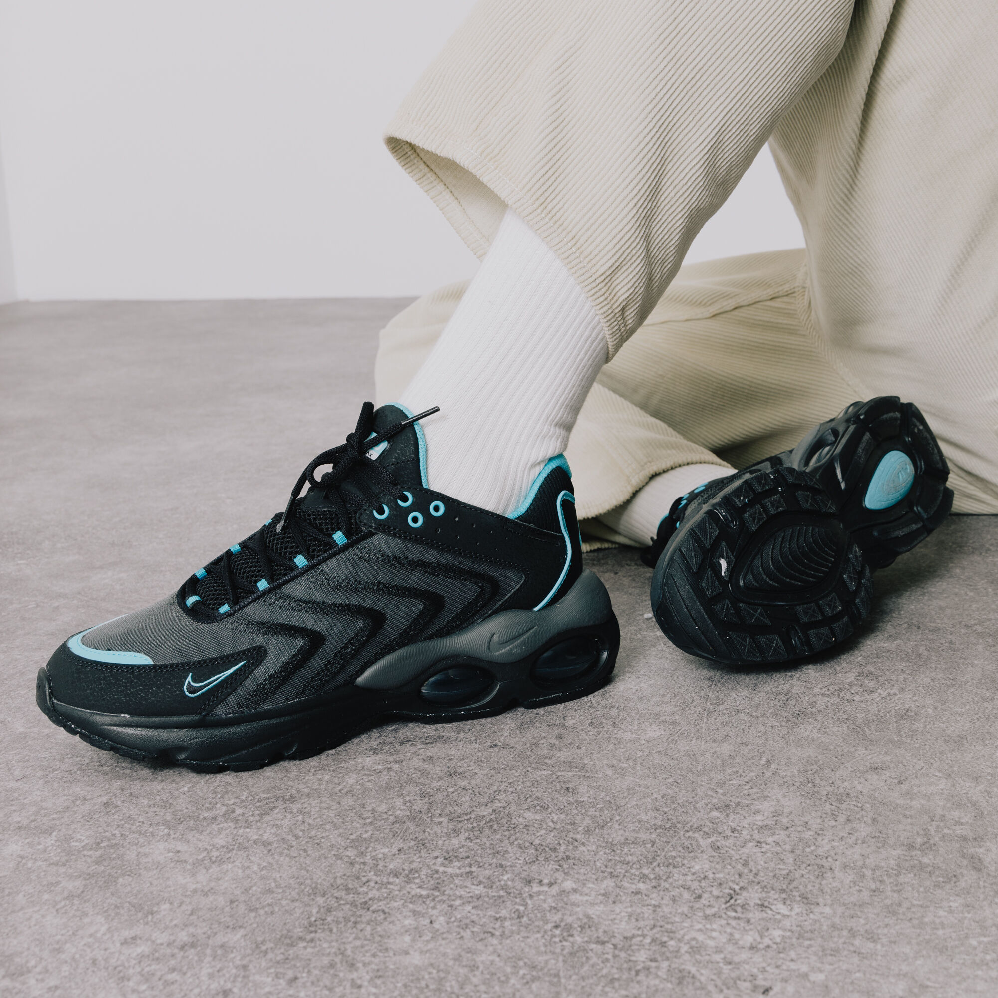 Air max noir et bleu homme deals