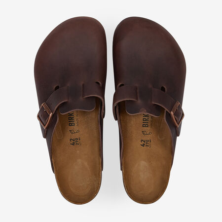 BIRKENSTOCK boston BOSTON LEATHER HABANA MARRON HOMME