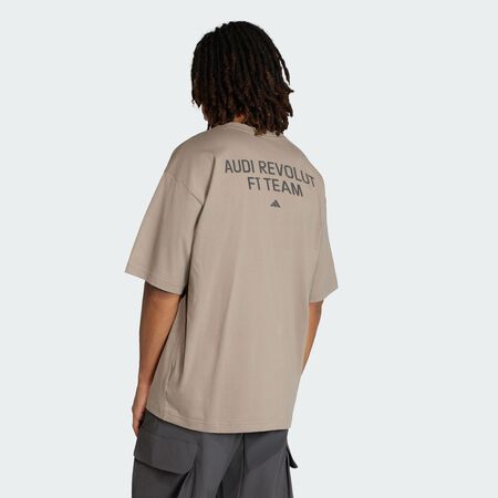 ADIDAS PERFORMANCE T-SHIRT GRAPHIQUE AUDI REVOLUT F1 TEAM ELEVATED I Simple Brown / Hi-Res Red HOMME