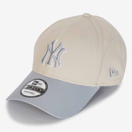 NEW ERA 9FORTY NY GOTHIC LOGO BC GREY/BEIGE MEN