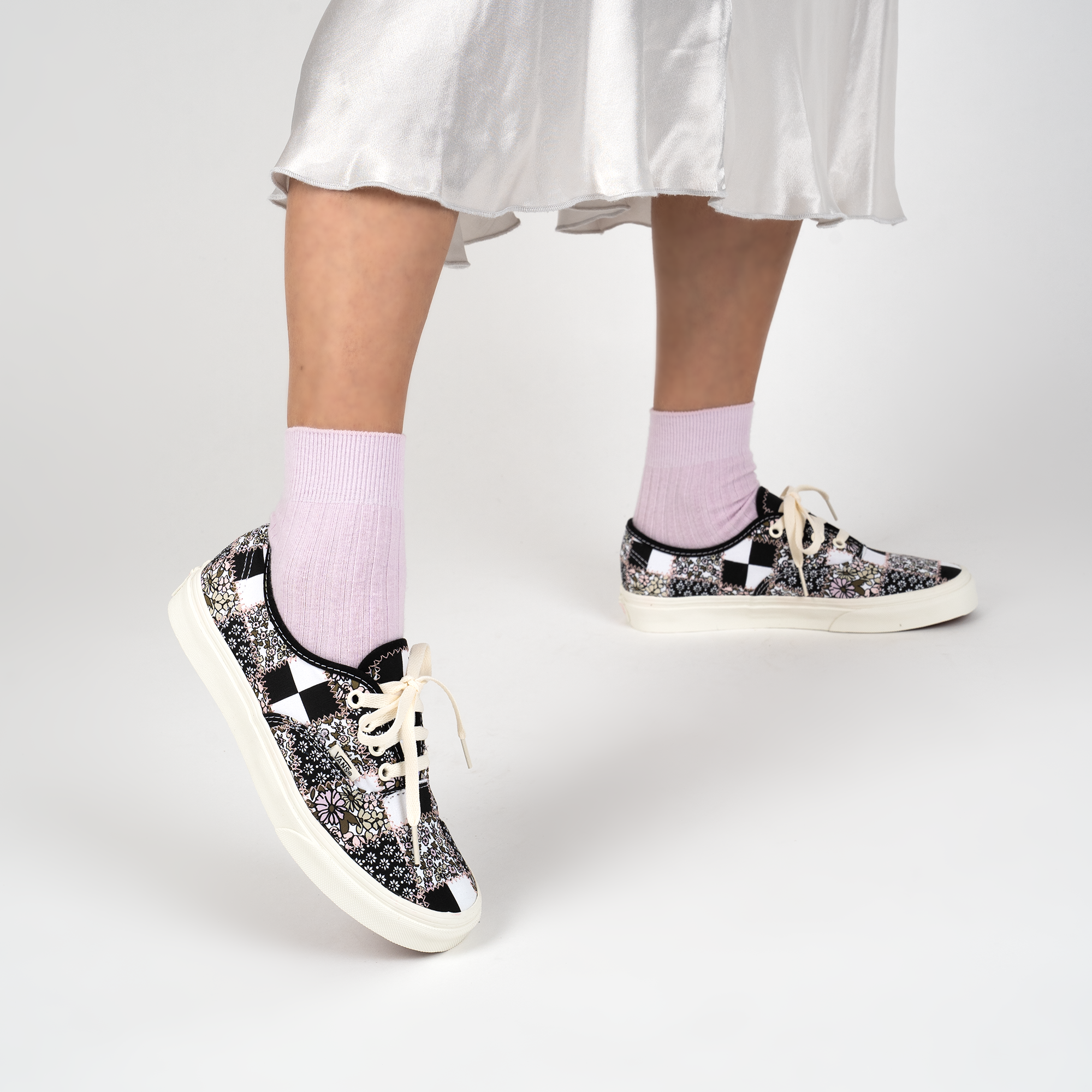 vans floral patchwork