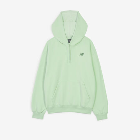 NEW BALANCE HOODIE ATHLETICS CLUB GREEN WOMEN