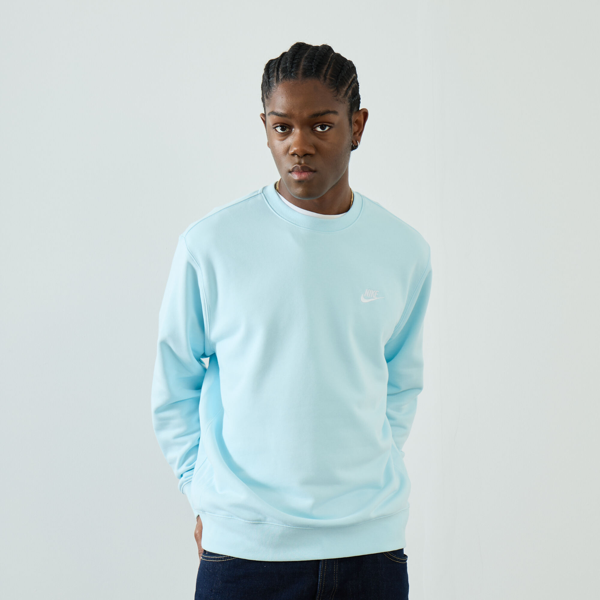 NIKE SWEAT CREW CLUB BLEU SWEAT HOMME Courir