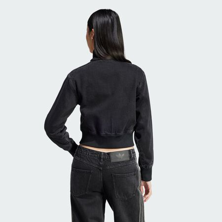 ADIDAS ORIGINALS Adicolor Denim Track Top True Black Denim WOMEN