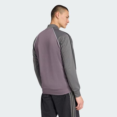 ADIDAS ORIGINALS Veste de surv&ecirc;tement Adicolor Classics SST Grey Strata / Black HOMME