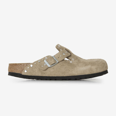 BIRKENSTOCK boston BOSTON SUEDE RIVET TAUPE WOMEN