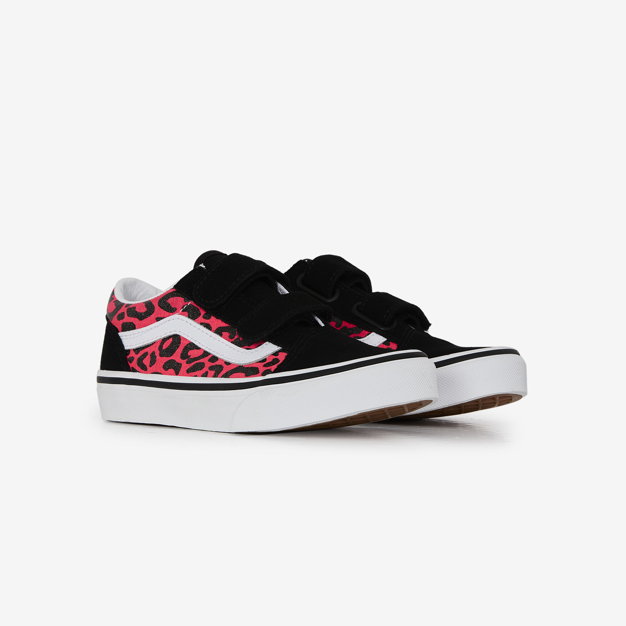 Baskets basses enfant Vans Old Skool V GLITTER LEOPARD Diva - vue 3