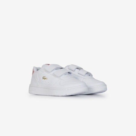 LACOSTE t-clip T-CLIP SET MONOGRAM WHITE/PINK BABIES