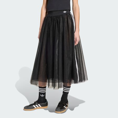 JUPE EN TULLE ADIDAS ORIGINALS : Black