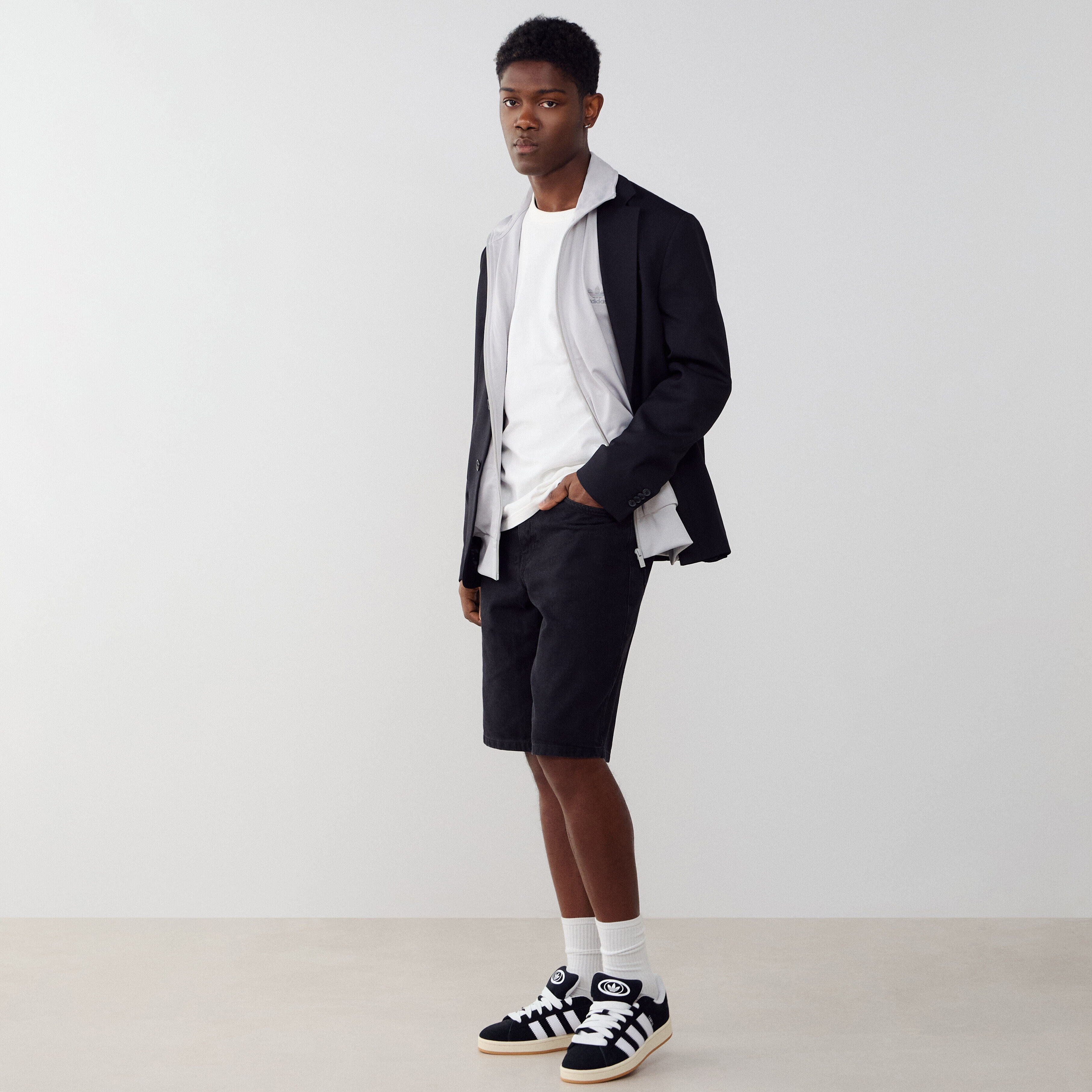 ADIDAS ORIGINALS JACKET FZ TRACKTOP FIREBIRD GREY - JACKETS MEN