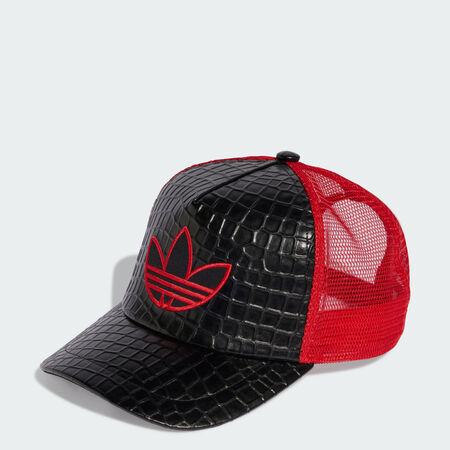 ADIDAS ORIGINALS CASQUETTE TRUCKER CROCO Black MIXTE