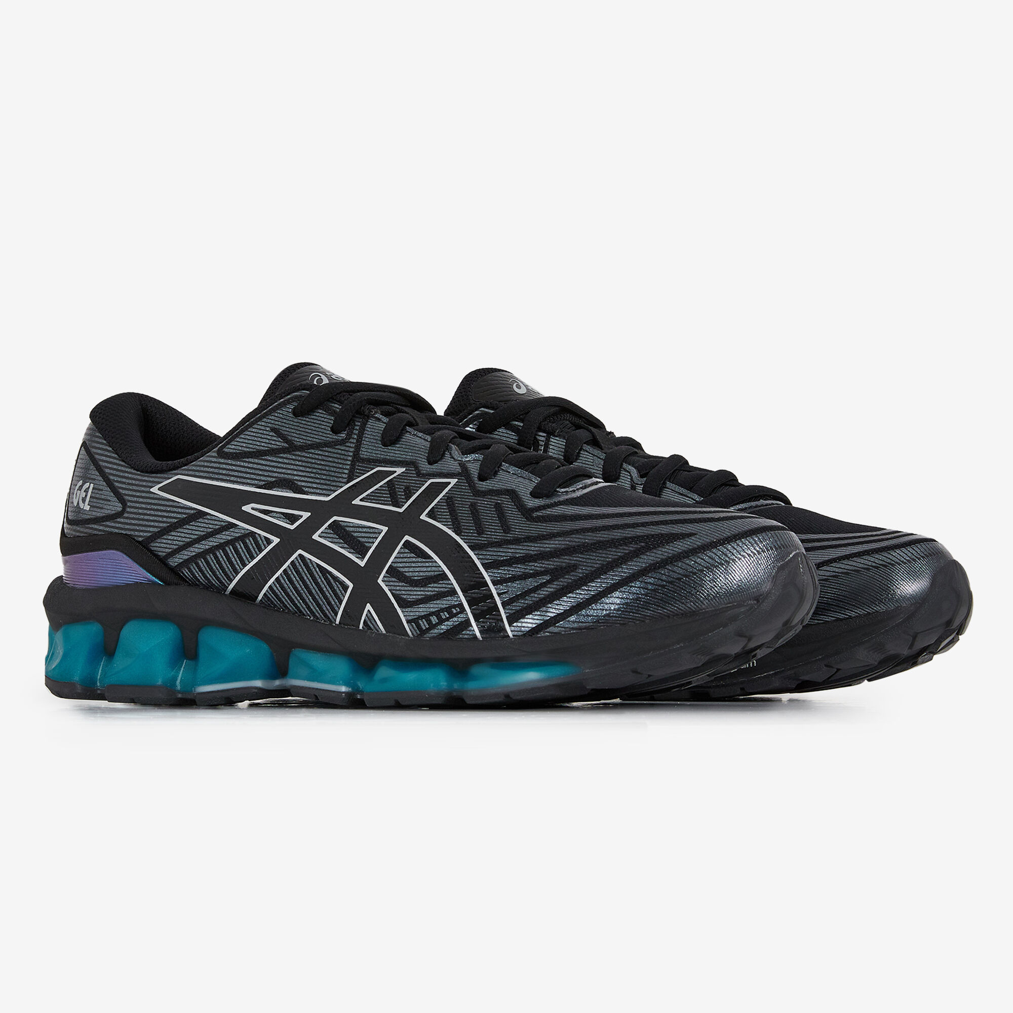 ASICS GEL QUANTUM 360 VII BLACK BLUE SNEAKERS MEN Courir