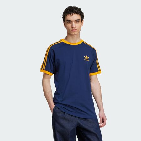 Adicolor Classics 3-Stripes Tee : Night Indigo / Crew Orange