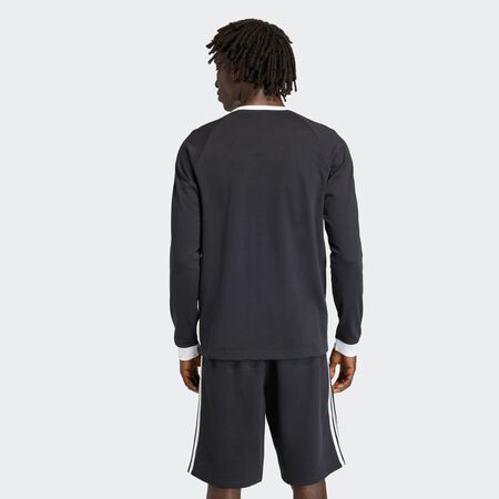 ADIDAS ORIGINALS 3-STRIPES LONGSLEEVE TEE Black MEN