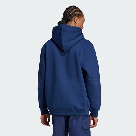 ADIDAS ORIGINALS Sweat-shirt à capuche ample Trèfle Essentials Night Indigo HOMME