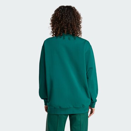 ADIDAS ORIGINALS Colorblock Track Top Collegiate Green / Semi Green Spark WOMEN