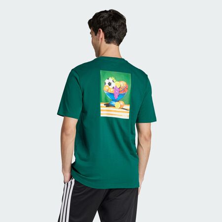 ADIDAS ORIGINALS Lounge Still Life Bowl Graphic Tee Collegiate Green MEN
