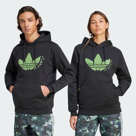 ADIDAS ORIGINALS Sweat-shirt à capuche graphique adidas Originals x Minecraft Black MIXTE